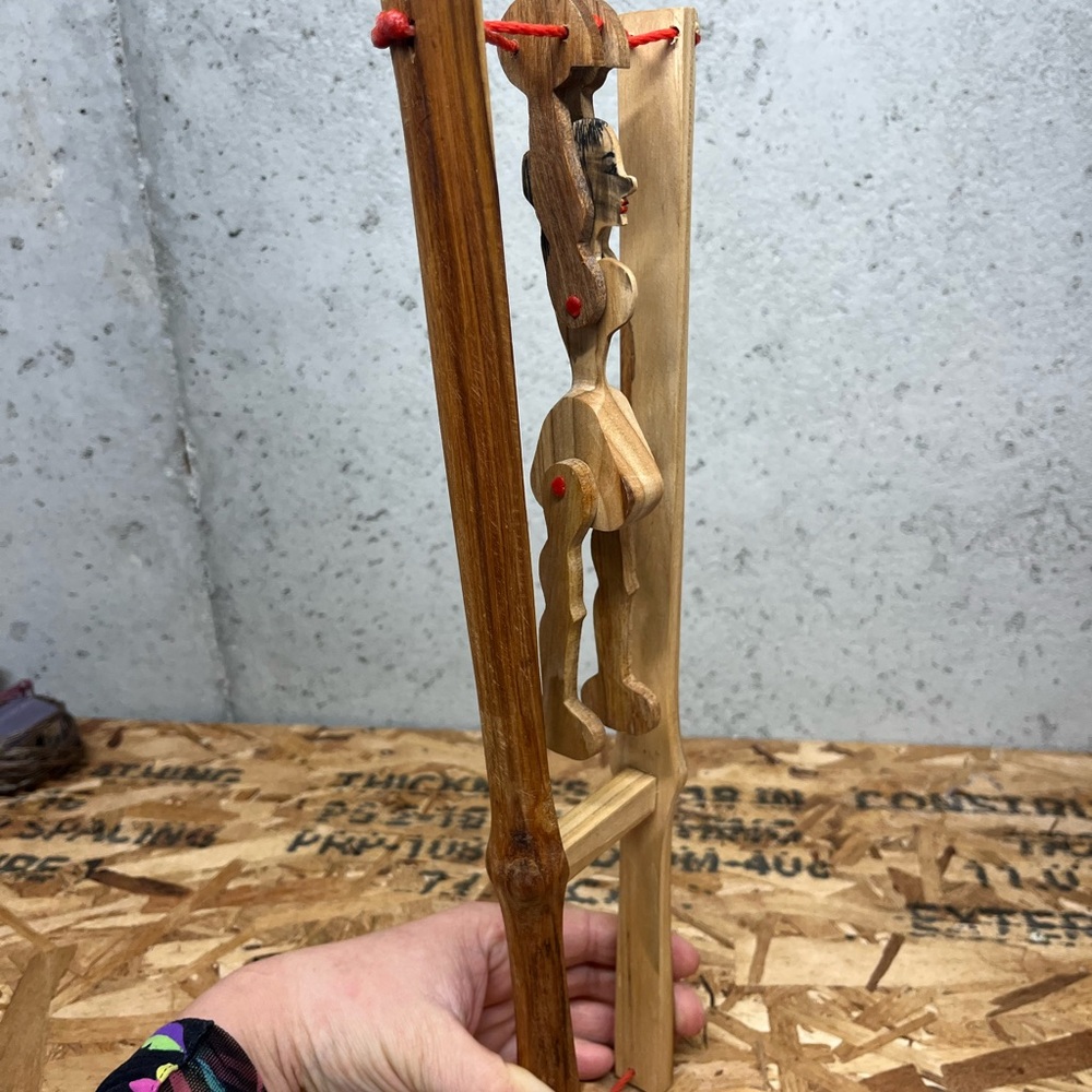 Wooden Acrobat Balancing Toy